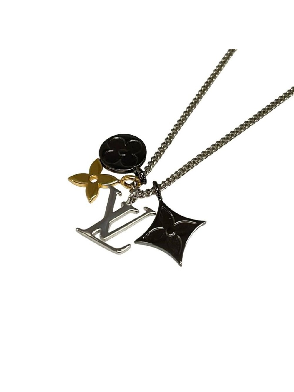 Louis Vuitton Pendant LV Instinct Silver Gold